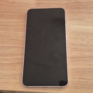 Elegant Black Smartphone with Silver Accents